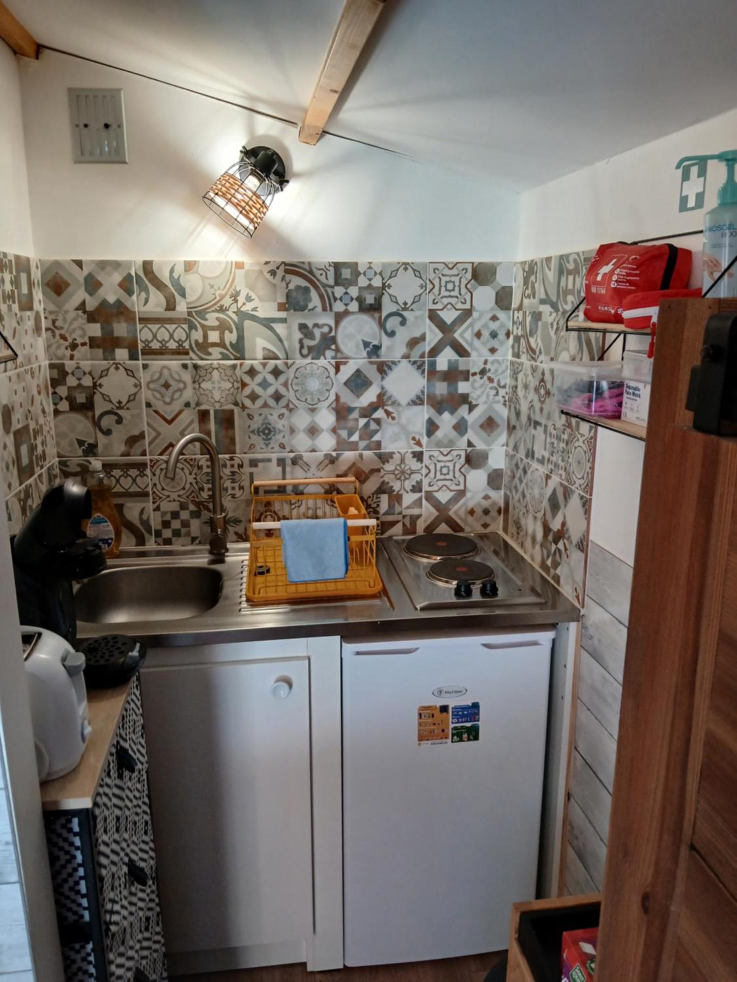 Chalet Charmant Avec Piscine Mercuer Buitenkant foto